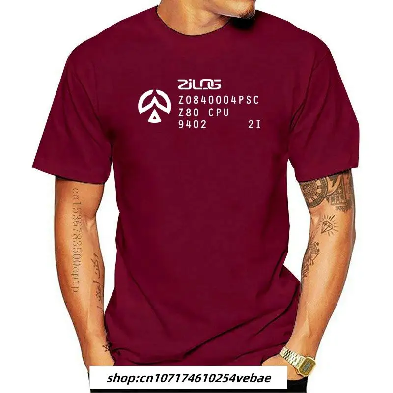 2022 Vintage Zilog Z80 Microprocessore Contrassegni T Shirt Z80 Processore Computer Tecnologia Incorporata Zx Spectrum 2 3
