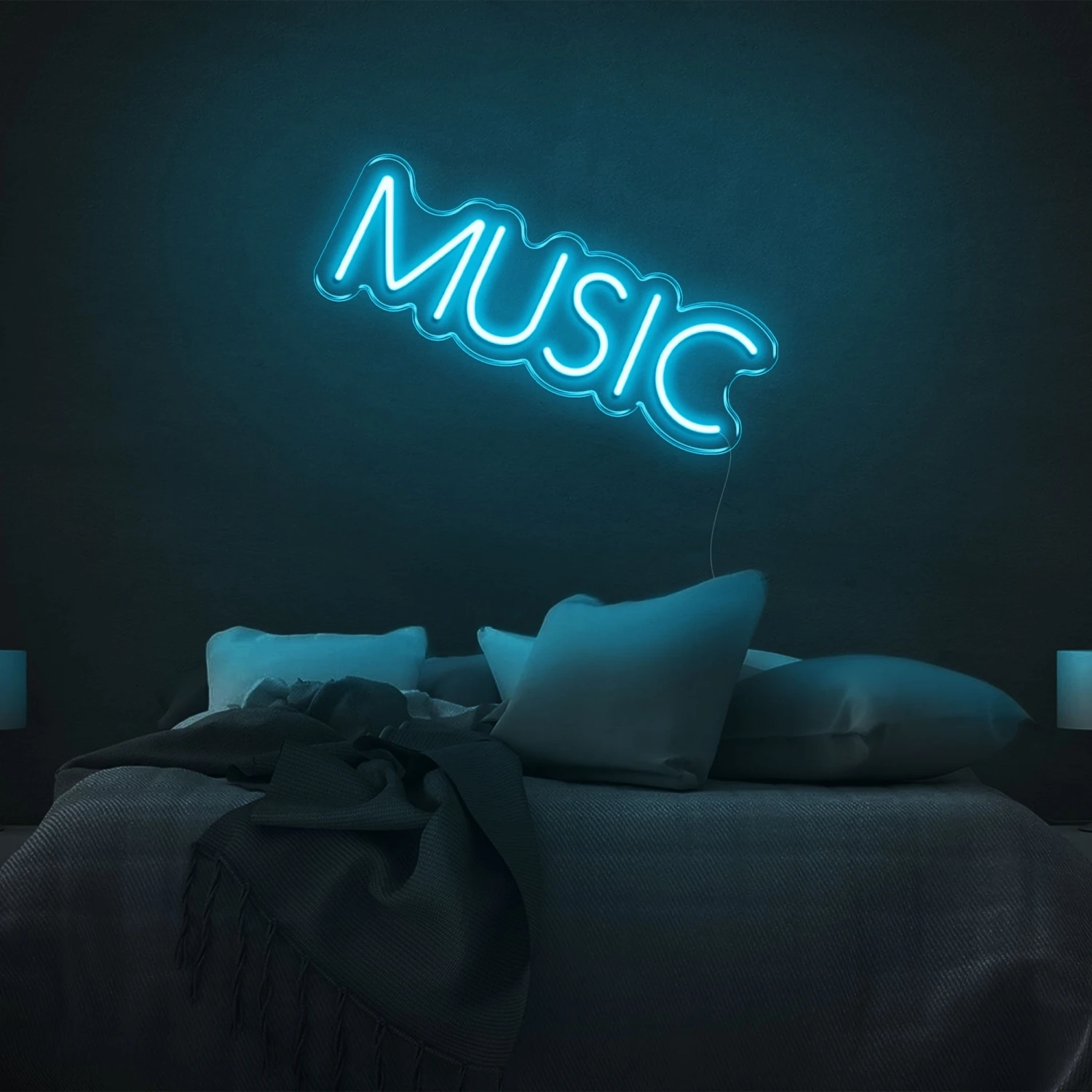Description Picture 6 of itemMusic LED Neon Sign Home Bedroom Living Room Apartment Music Studio Recording Studio DJ Entertainment Room Decorative Lights