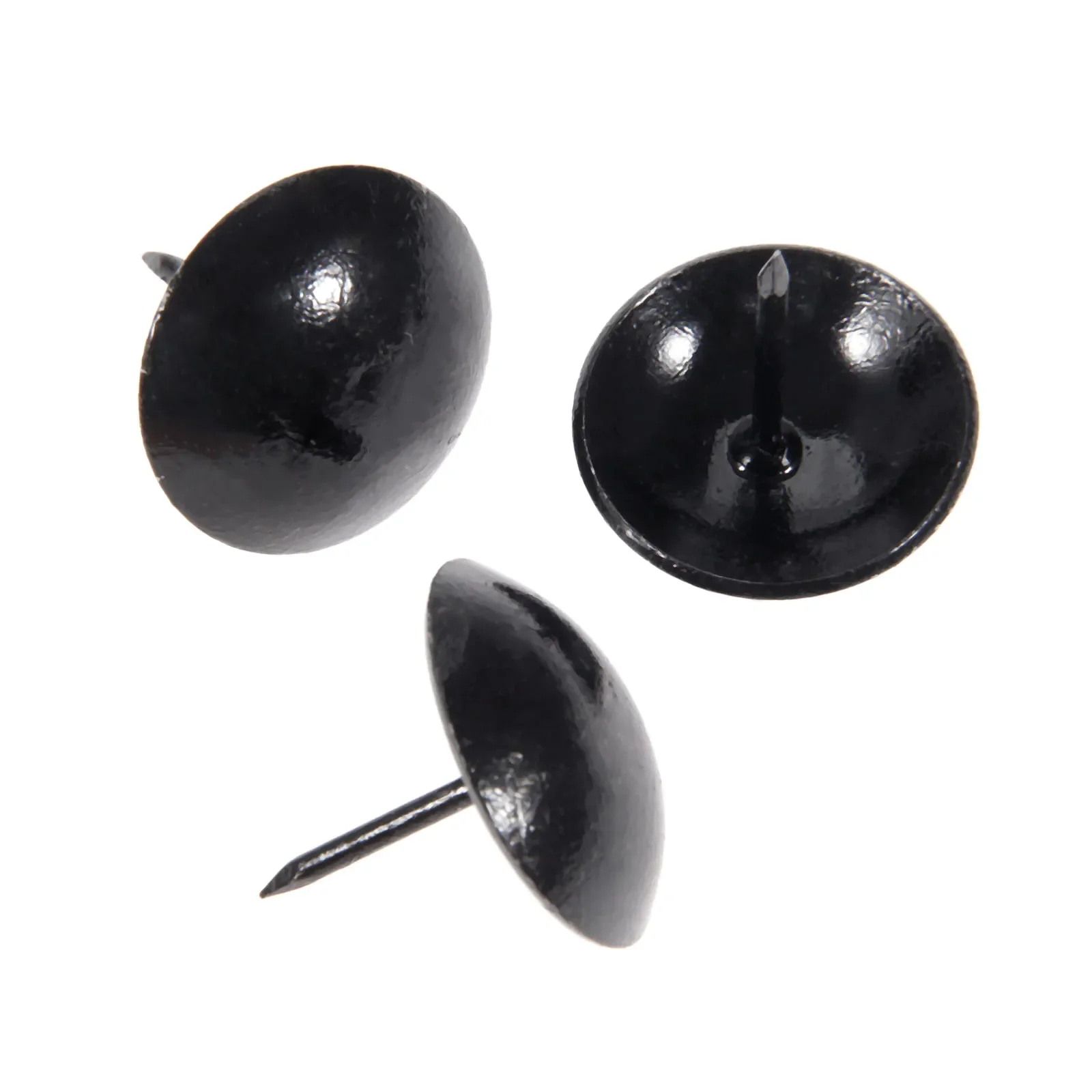 Black Retro Round Upholstery Nails 10Pcs 25*25mm Jewelry Wood Box Sofa Decorative Tacks Stud Pushpin Doornail Furniture Hardware upholstery nail