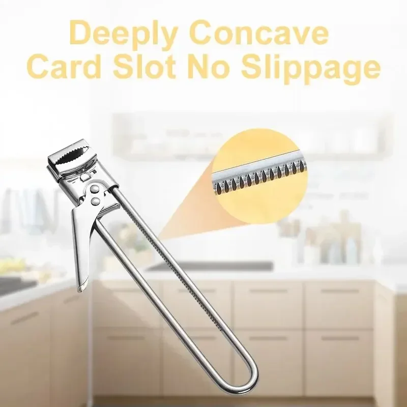 Can Opener 1pcs Wine Opener Non-slip Stainless Steel Adjustable Bottle Kitchen Accessories