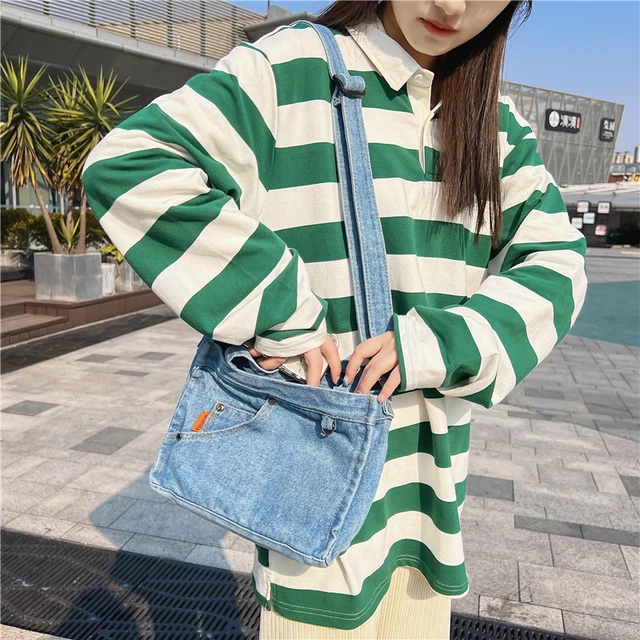 Fashion Denim Women Shoulder Bags small 2023 new Lady Axillary bags ladies  Handbags blue Cowboy Female totes wallet bolsas - AliExpress