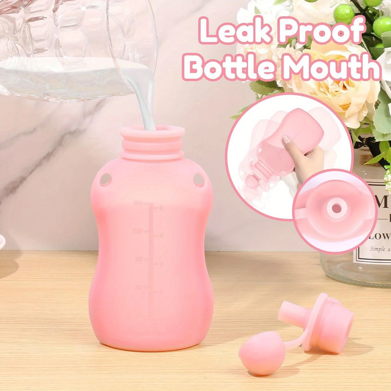Silicone Breast Milk Storage Bag 5.07oz Reusable