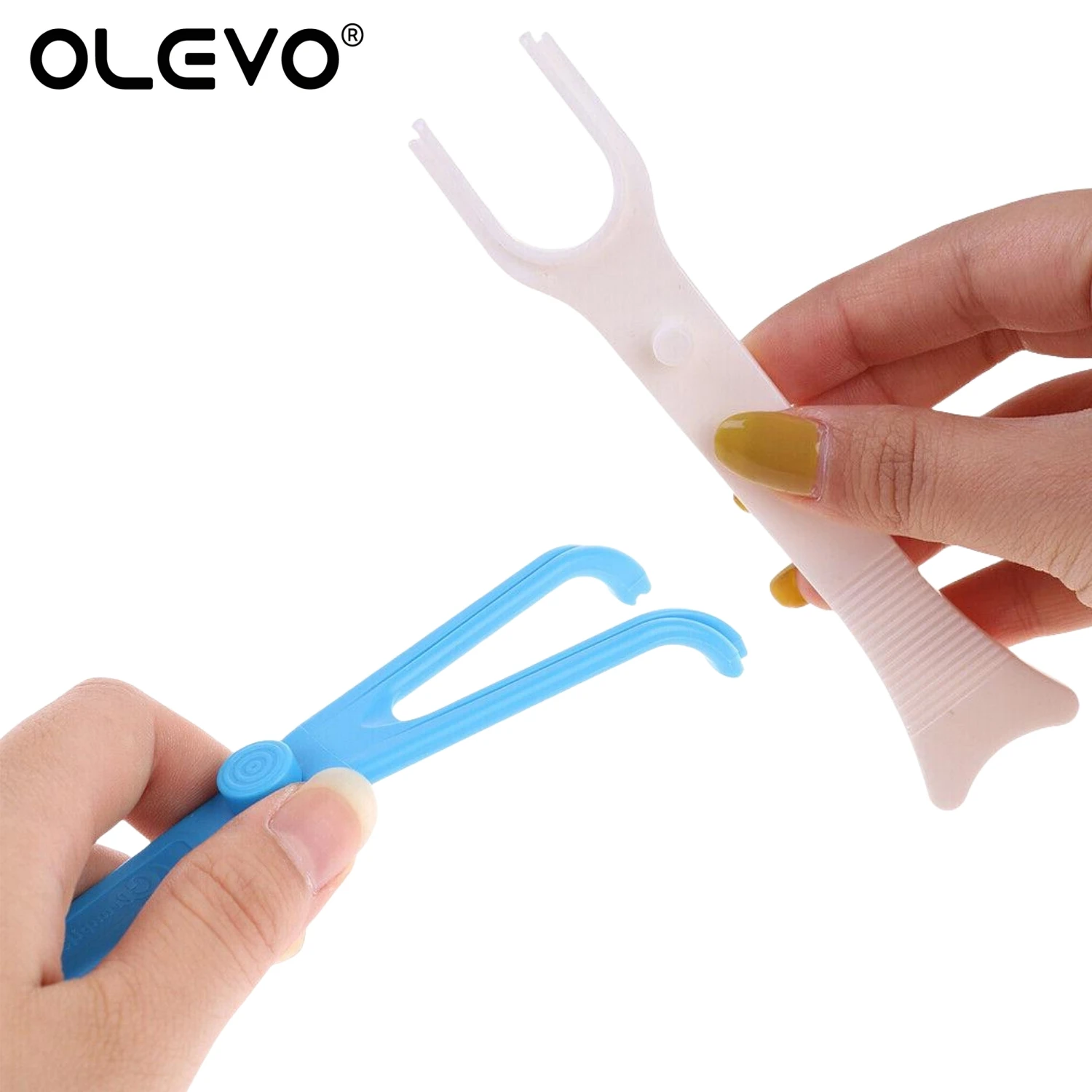 Dental Floss Holder Dental Cleaning Tools 1Pc Dental Floss Holder Aid Oral Hygiene Tooth Pick Holder Reusable for Interdental Teeth Cleaner Breath Fresh Oral Care Tools