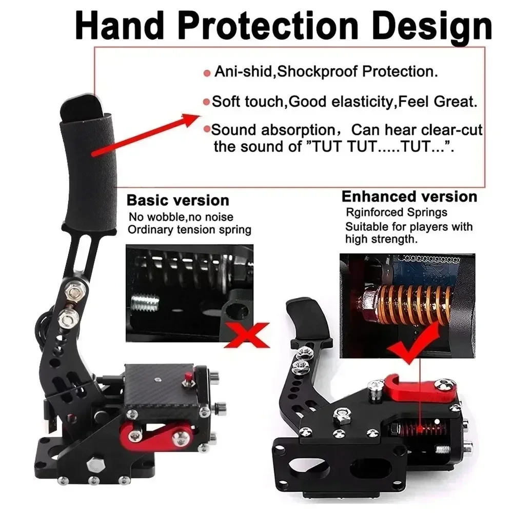 USB Handbrake for SIM Racing Games for Logitech G29 Steel/Aluminum RALLY Adjustable For PS4 PS5 PC Windows