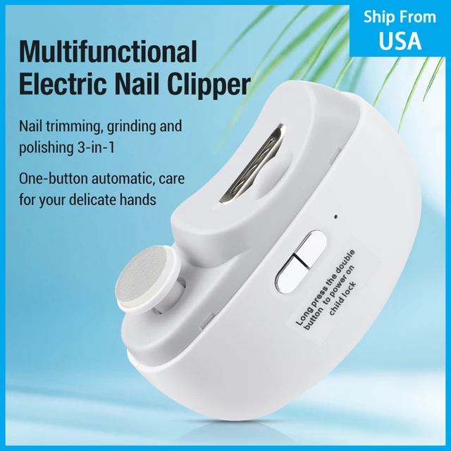 Intelligent Automatic Electric Nail Clipper Multifunctional Nail Grinder for Children and Adult Nail Machine Trimmer Polishing