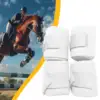 Bandages Wraps For Horses 4 Pieces Elastic Horse Bandages Leg Wraps 98 Inches Soft Equestrian Accessories Front Protector 5