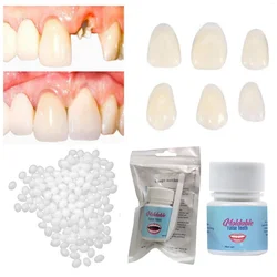 20g Dental Resin Shapeable Teeth Glue Temporary Filling Teeth Repair Makeup Dental Material Particles Dentures Modification DIY