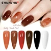 CHUNSHU Jelly Amber Gel Nail Polish 15ML Translucent Brown Color Nail Art Gels Semi Permanent Soak Off UV LED Gel Polish Varnish 2