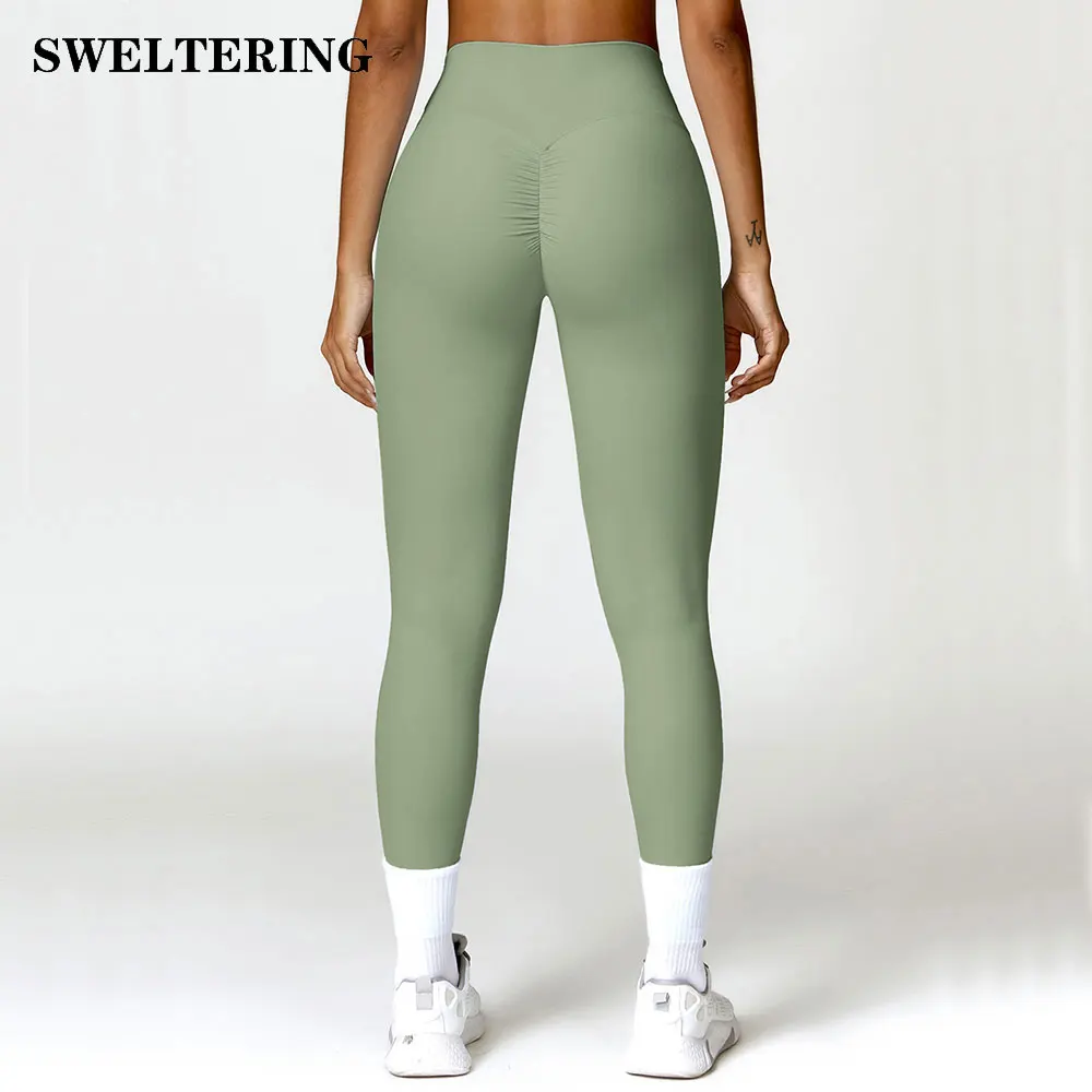 Women Leggings For Fitness High Waist Long Pants Gym Yoga Pants Women Hip Workout Push Up Scrunch Butt Tights Clothing