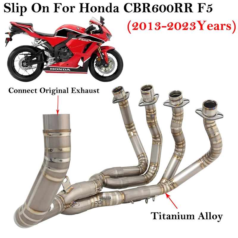 

Выхлопная труба из титанового сплава для Honda CBR600RR F5 2013-2023