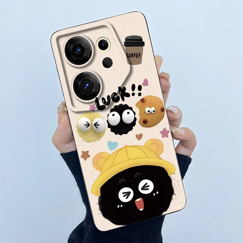 Cute Panda & Cats Silicone Soft Back Cover - Slim Anti-Scratch Protective Case