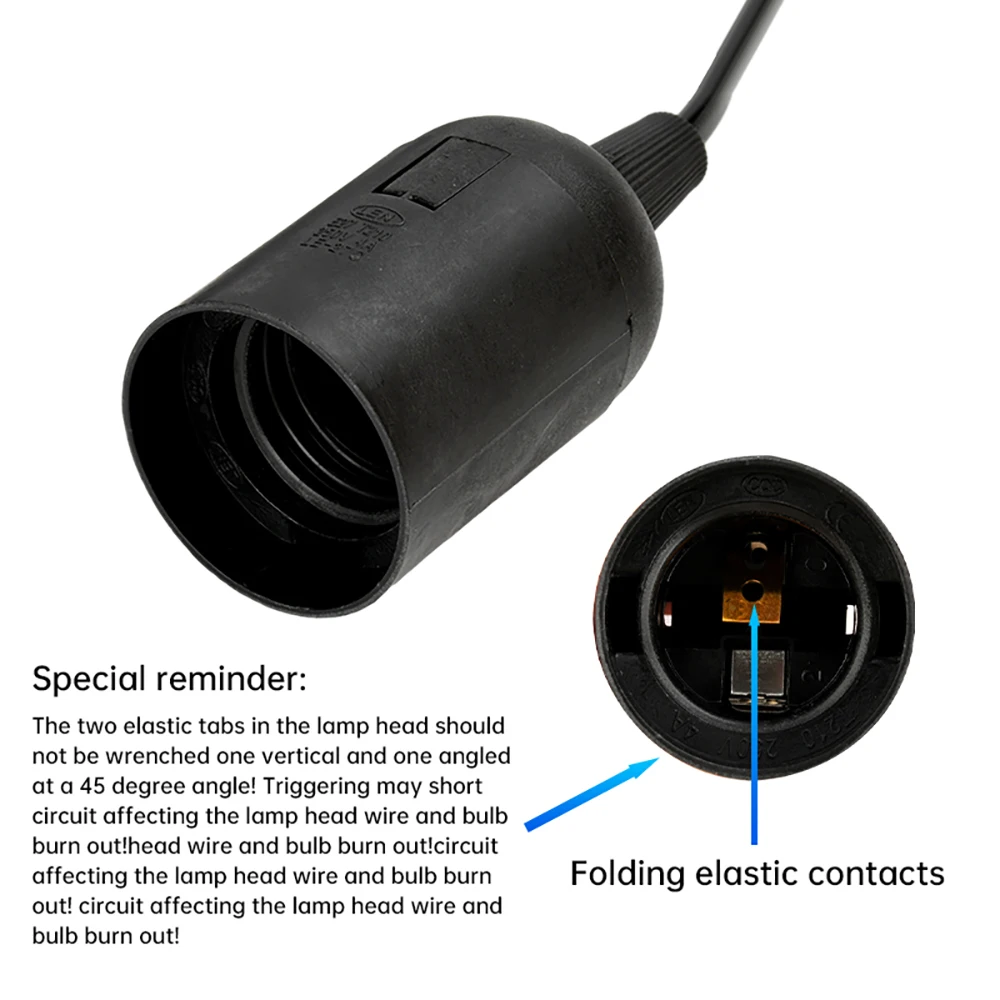1.8m Power Cord Cables E27 Bulb Socket Base Holder Full Teeth Lamp Base Holder With Switch Wire For Led Bulbs Fixture Hang lamp lamp holder,lamp bulb holder,lamp base