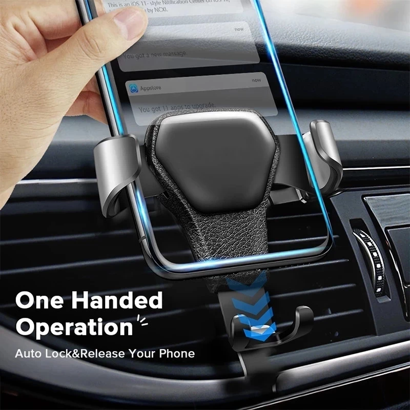 

Universal Gravity Auto Phone Holder Car Air Vent Clip Mount Mobile Phone Holder CellPhone Stand Support