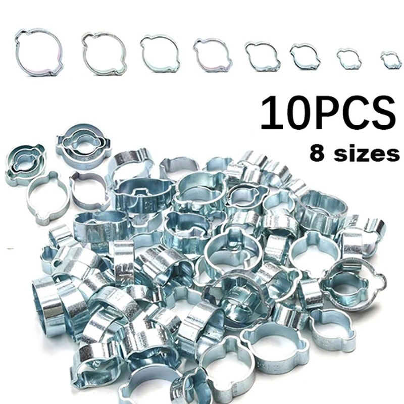 Colliers De Serrage 110 Mm, Galvanisés Avec Insert En Caoutchouc