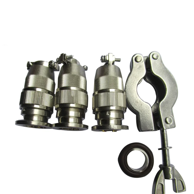 

Glass Encapsulated Hermetic Vacuum Plug Electrical Connector Aviation Plug KF Flange 16 Series