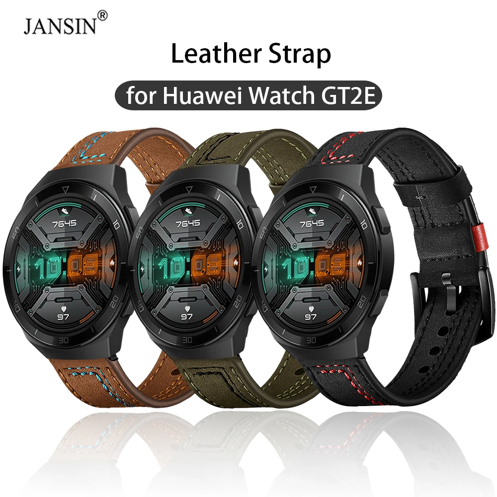 Cinturino In Pelle Per Huawei Watch Gt2E Cinturino Per Huawei Watch Gt 2E Cinturino Cinturino Correa Accessori Di Ricambio