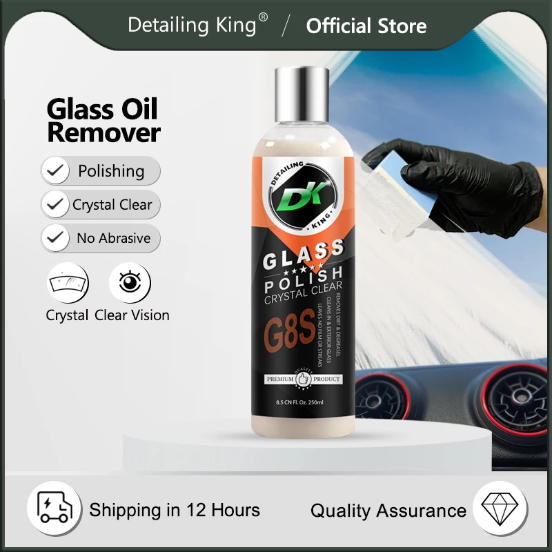 DetailingKingG8SCarGlassOilFilmRemovingPasteAutoGlassRoadFilmCleanerForAuto