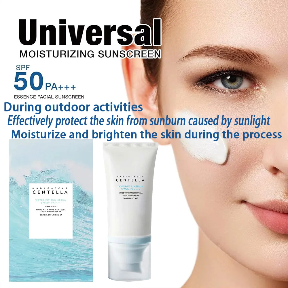 Original 50 Facial Sunscreen Centella Protector Solar Sunblock Skin Whitening Cream Korean Moisturizing Protector New Care Body 1