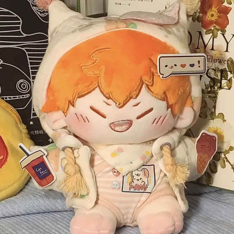 

20cm Haikyuu!! Hinata Shouyou Tobio Kageyama Plush Doll Stuffed Clothing Toy Dress Up Figurine Kids Birthday Gift Fan Collection