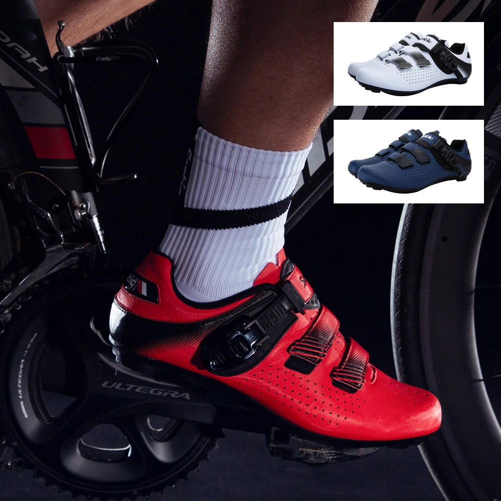 Santic Road Cycling Shoes Cycling Shoes Breathable Anti Slip Bicycle Shoes Racing Bike Shoes Lightweight Breathable - Cycling Shoes