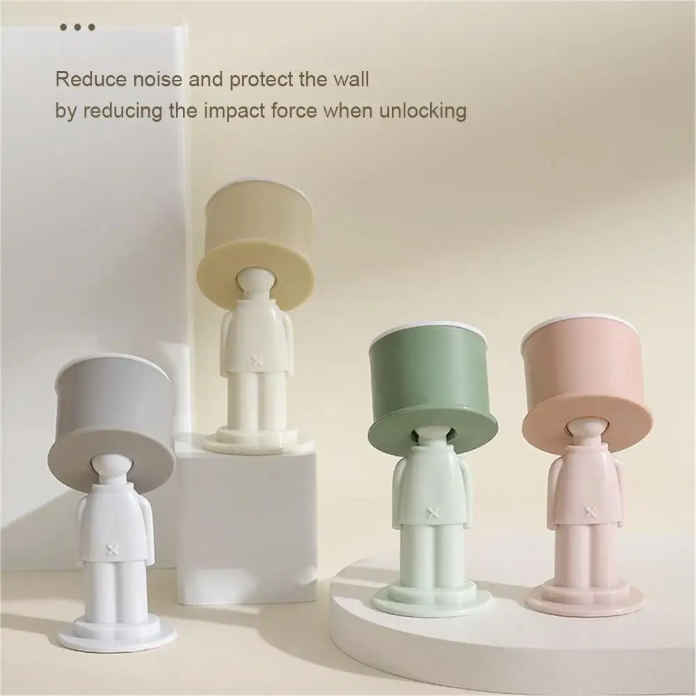 Description Picture 2 of itemDoor Suction Punch-free Anti-collision Wall Silicone Strong Magnetic Wall Suction Anti-door Artifact Bathroom Door Handle Door S