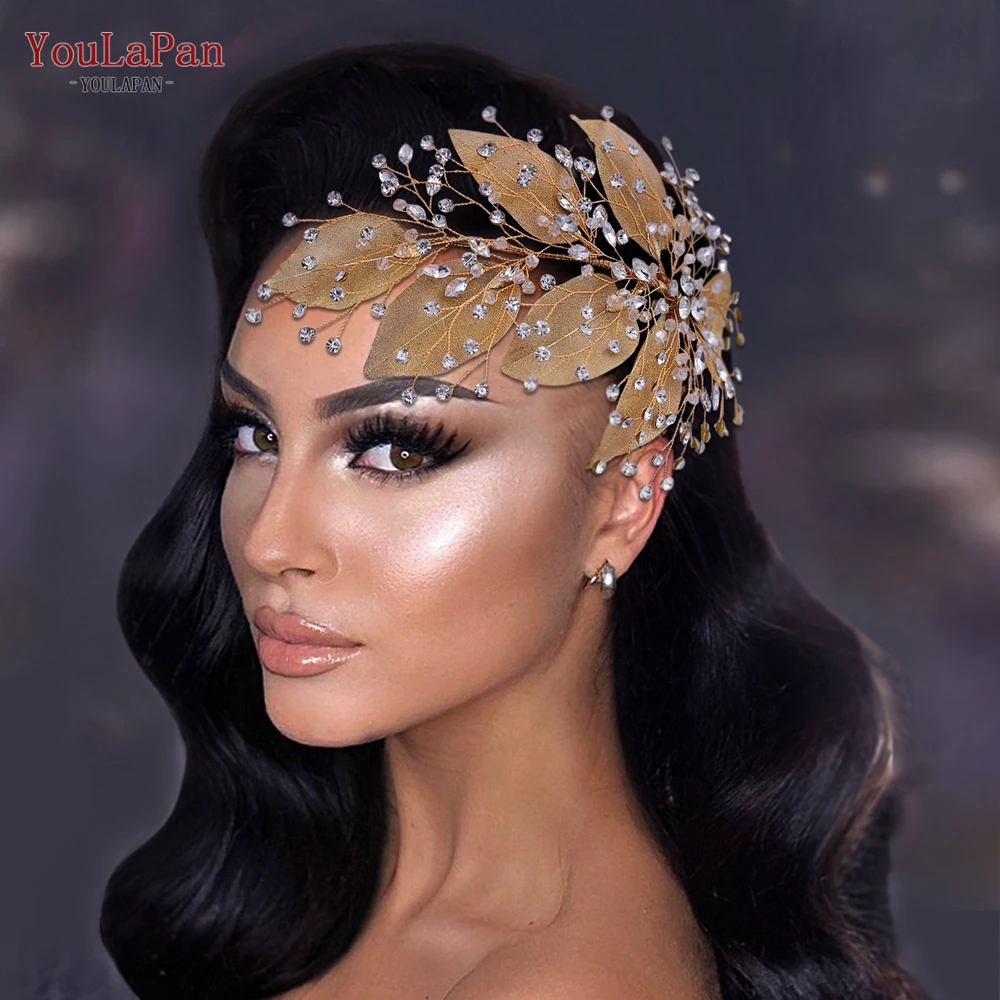 

YouLaPan HP285 Bridal Headpiece for Wedding Woman Tiaras Rhinestone Bride Headband Hair Accessories Bridesmaid Hair Ornaments