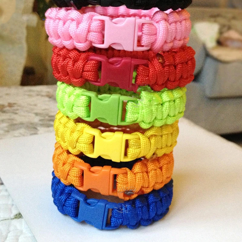 Side Release Buckles 10Pcs 10/15/20/25mm Hard Clasp Curved Paracord Bracelet Backpack Bag Pets Strap Webbing