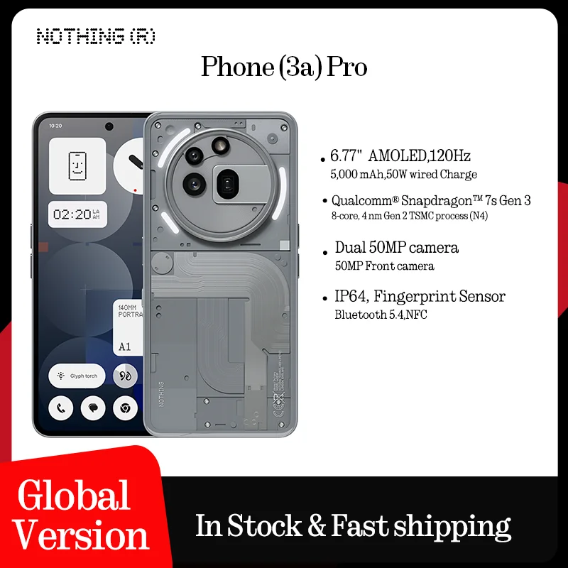 グローバルバージョン Nothing Phone (3a) Pro Qualcomm
