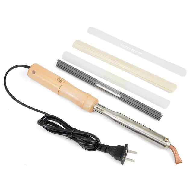 Kit De Soldadura Para Plástico De 80W – Incluye Hierro, Varillas Y Malla, Ideal Para Reparar Parachoques Y Piezas De Auto