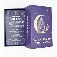 Radiant Wisdom Tarot Cards  12x7cm, 78-Cards Games No Manual 2