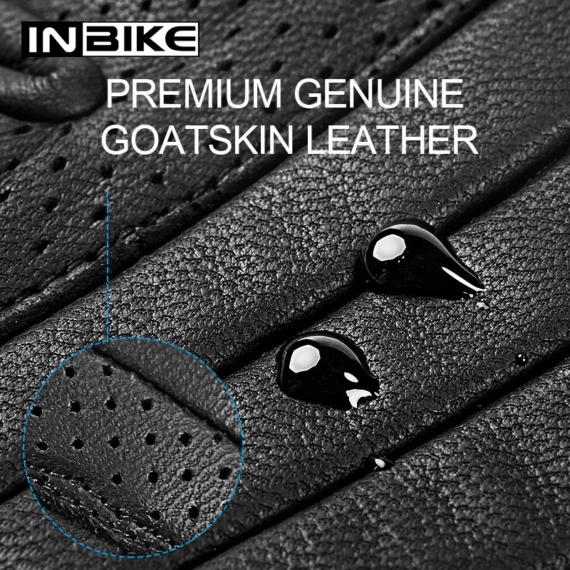 Guanti In Pelle Senza Dita Da Uomo Con Palmi Imbottiti In Gel - Foto 3