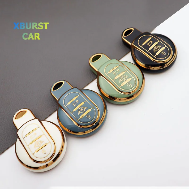 

TPU Auto Shell Fob Holder Accessories for BMW Mini Cooper F55 F56 F57 F54 F60 JCW Clubman Countryman Car Remote Key Case Cover