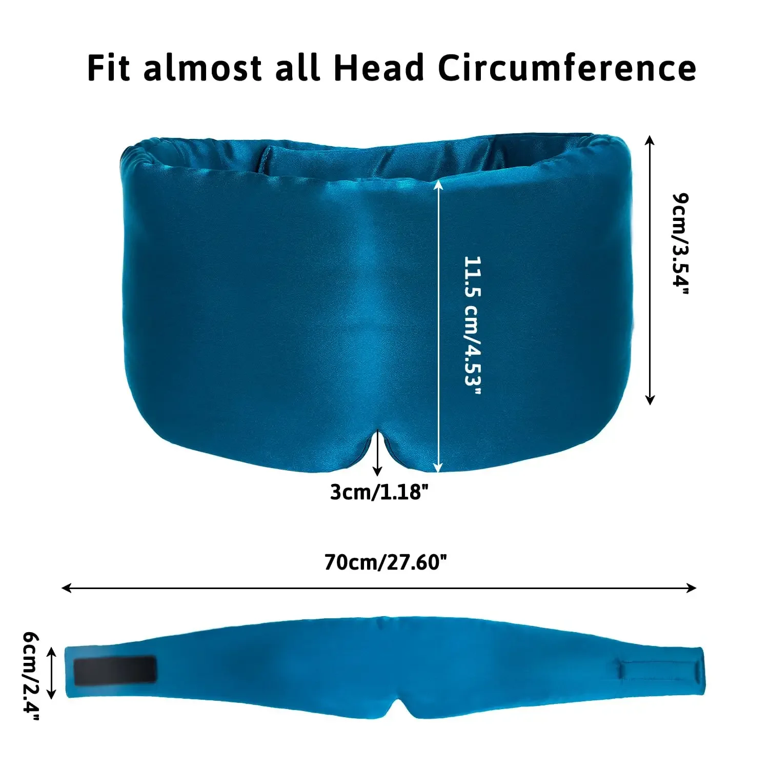 Silk Sleep Mask for Side Sleeper,Eye Mask Sleeping for Women Men 100% Mulberry Silk,Eye Cover for Sleeping with Adjustable Band BEST SELLERS