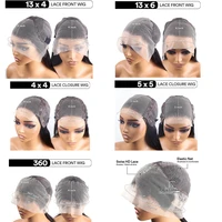 360 pleine perruque de dentelle 30 40 pouces os droite perruques de cheveux humains 13x6 Hd Transparent dentelle avant pré plumé cheveux brésiliens pour les femmes 6