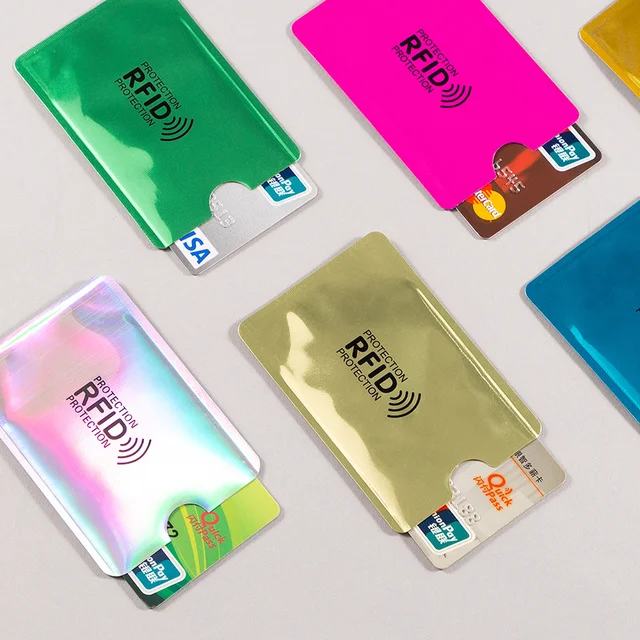 Lecteur anti-blocage Rfid, porte-carte de verrouillage, étui pour carte  bancaire d'identité, protection contre l'infraction, antivol intelligent en  métal, porte-carte de crédit, 10 pièces - AliExpress