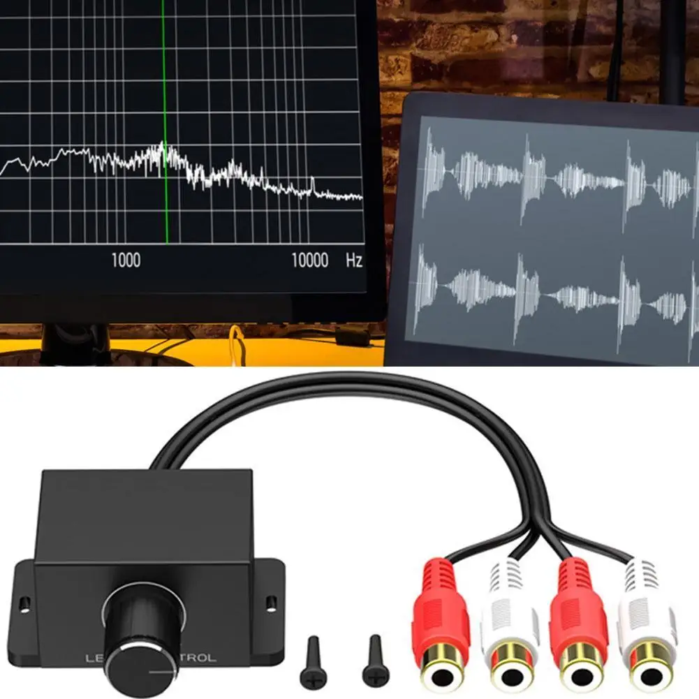 Car Amplifier Volume Regulator Speaker Bass Controller Audio Sound Amplifier Subwoofer Adjuster 27.5cm 12 Q7D6 car stereo accessories