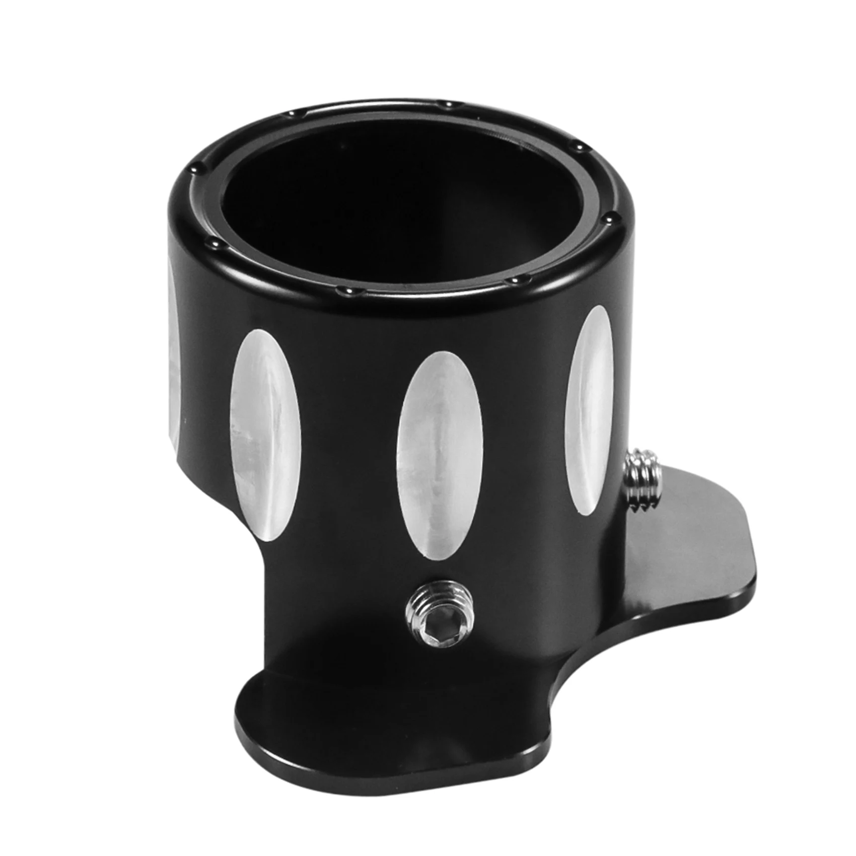 

Motorcycle Electric Door Lock Cover Aluminum Ignition Switch Starter Lock Key Ring for-BMW RnineT Latte Black
