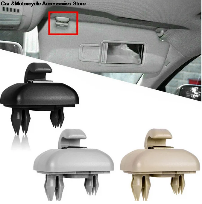 Pair Beige Inner Sun Visor Hook Clip Bracket 8E0 857 562 Fits A1 A3 A4 A5 Q3 Q5 Pair Beige Inner Sun Visor Hook Clip Bracket 8E0 857 562 Fits A1 A3 A4 A5 Q3 Q5