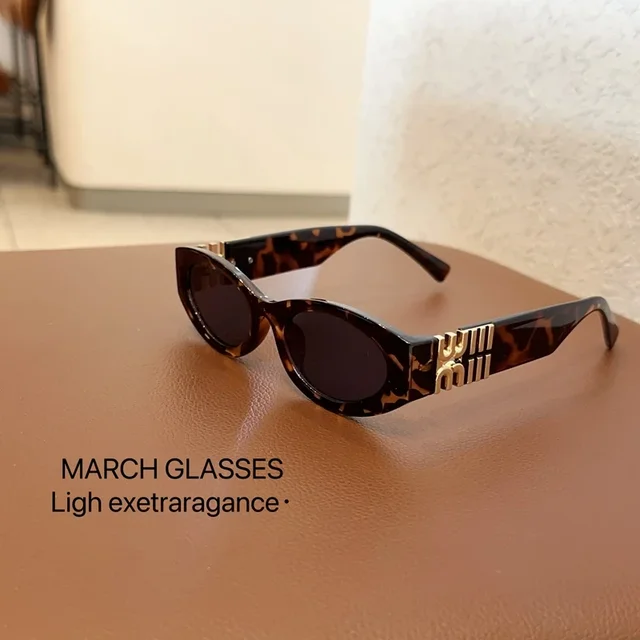 2024 New Fashion Oval Sunglasses Women Men Trendy Cool Sun Glasses Ladies Street Shot Retro Premium Eyewears Gafas De Sol UV400 1