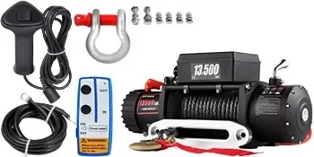 JH 12V 13500LBS Electric Truck Winch Vehicle Mounted Self Rescue Crane for Off-r