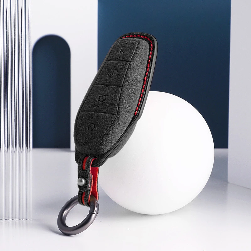 

Car Remote Key Case Cover for BYD Song Plus Atto 3 Han EV Tang DM Qin Seal Dolphin 4 Buttons Car Key Fob Shell Protector