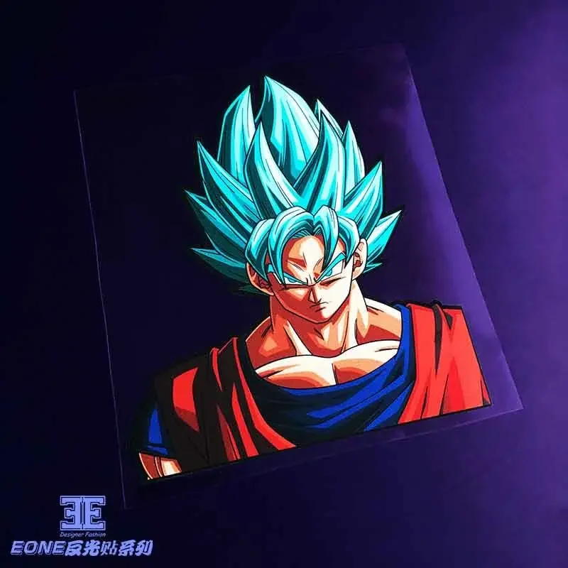 Anime Dragon Ball Z Gogeta Super Saiyan fenêtre arrière autocollant  autocollant camionnette SUV voiture toute taille