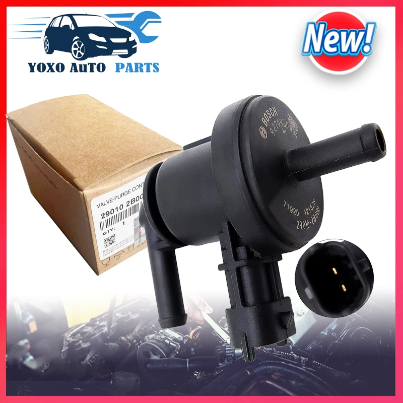 Engine Purge Control Valve Car Vapor Canister Purge Valve Solenoid 29010 2B000 for KIA Soul 2010-2012 1pc