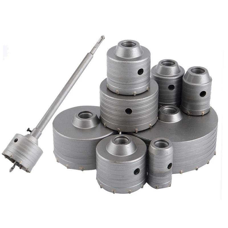 SDS Plus Electric Hammer Wall Hollow Stone Concrete Alloy Perforated Air Conditioner Installation Drilling 30mm-160mm installation hammer rotary hammer drill bits