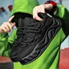 2024 Casual Breathable Bread Mesh Comfortable and Non-Slip Running Platform Increased by Sports White Shoes Men 2