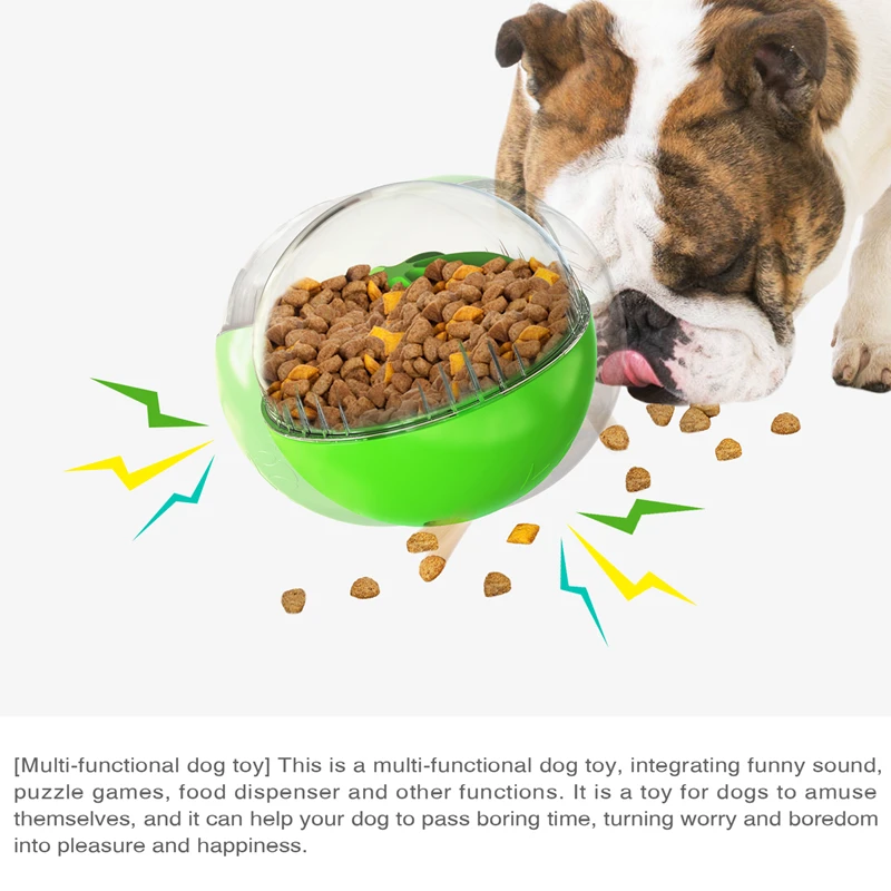 Dog Slow Feeder Toy Ball, Interactive Dog Ball Toys, Food Dispensing Pet  Slow Feeder Ball, Bite Resistant Dog Enrichment Toys, Dog Puzzle Ball Toy -  Temu