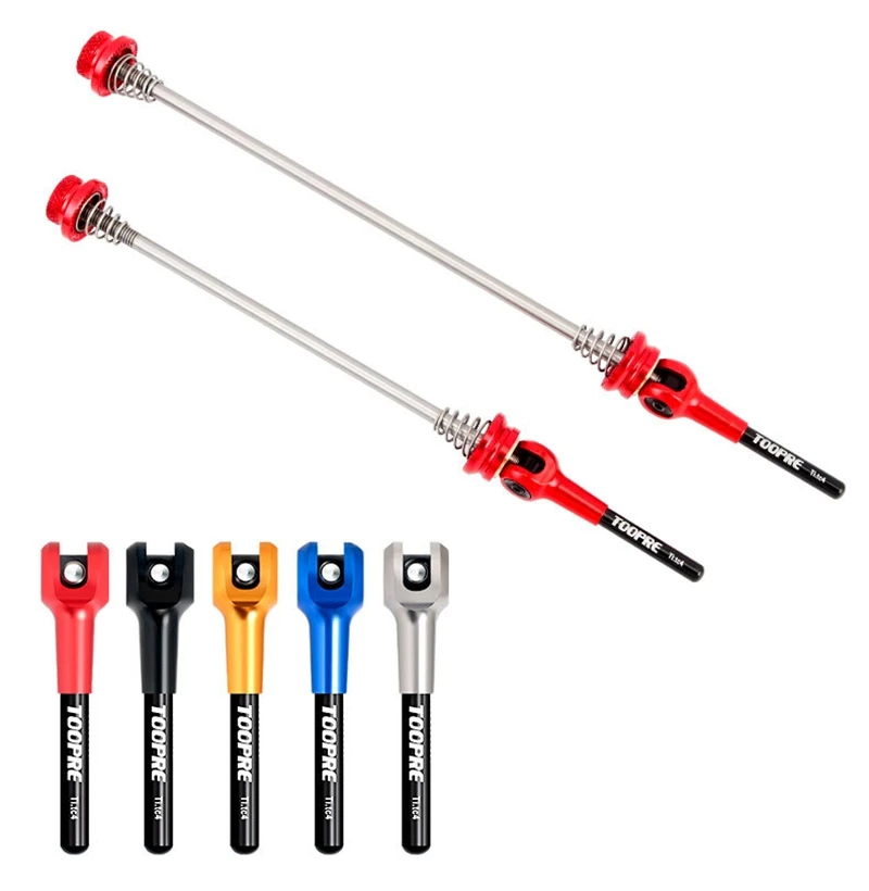 TOOPRE Fahrrad TC4 Titanlegierung Schnellspanner MTB Rennrad Allgemein Ultraleicht Für 100mm 130/150mm Nabe – Detail 1