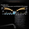 Bathroom Simple Shower Set Rainforest 12 inch Top Spray Concealed Wall Mounted Hot and Cold Mixed Faucet Black Tap with Toggle 6