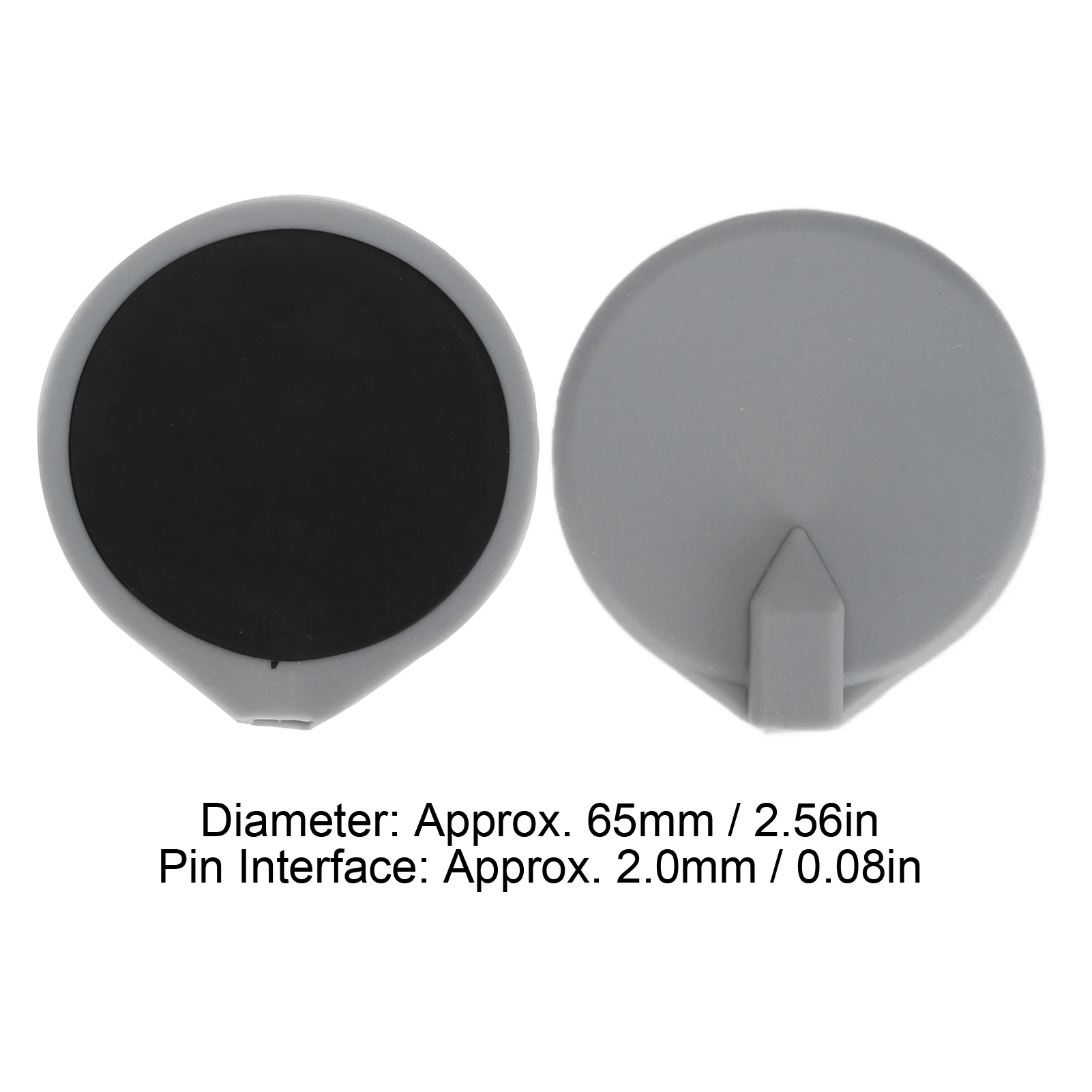 Electrode Pads 2pcs 65mm / 95mm Diameter Round Silicon For Electric Tens Slimming etc.