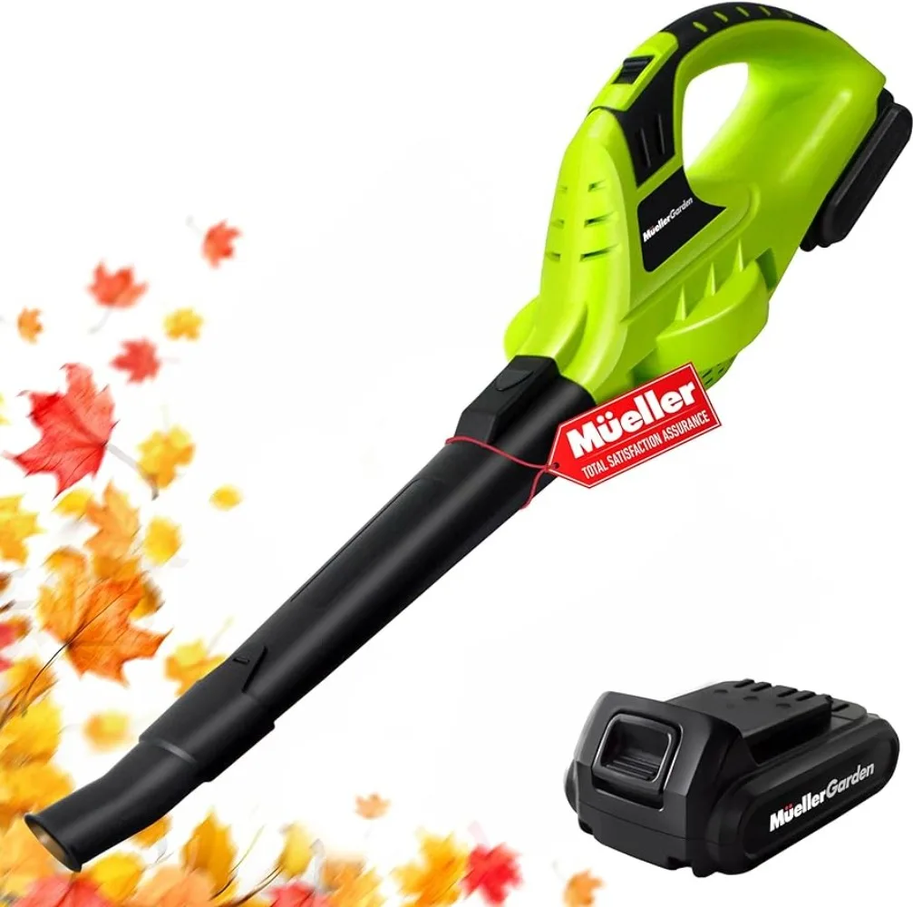 

Cordless Leaf Blower 140 MPH 20 V Powerful Motor, Electric Leaf Blower for Lawn Care, Battery Powered